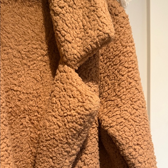 Cozy Women's Brown Teddy Jacket - Picture 5 of 7